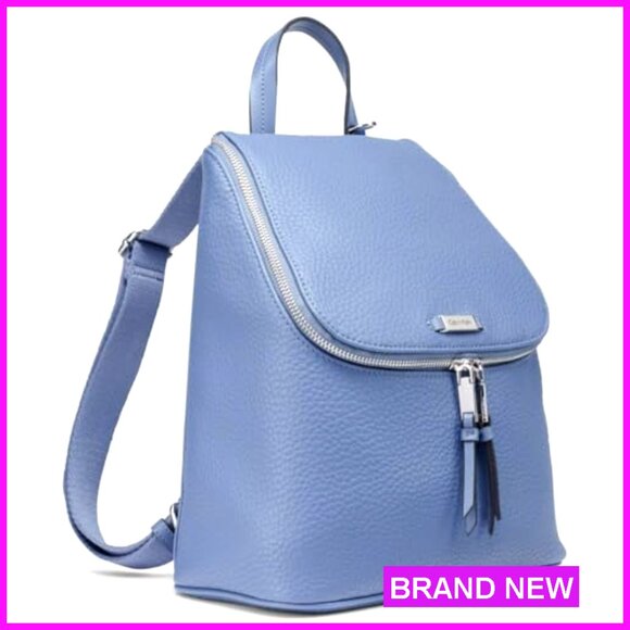 Vegan Leather Organizational Backpack with 6 Pockets for Work & Travel main image 4